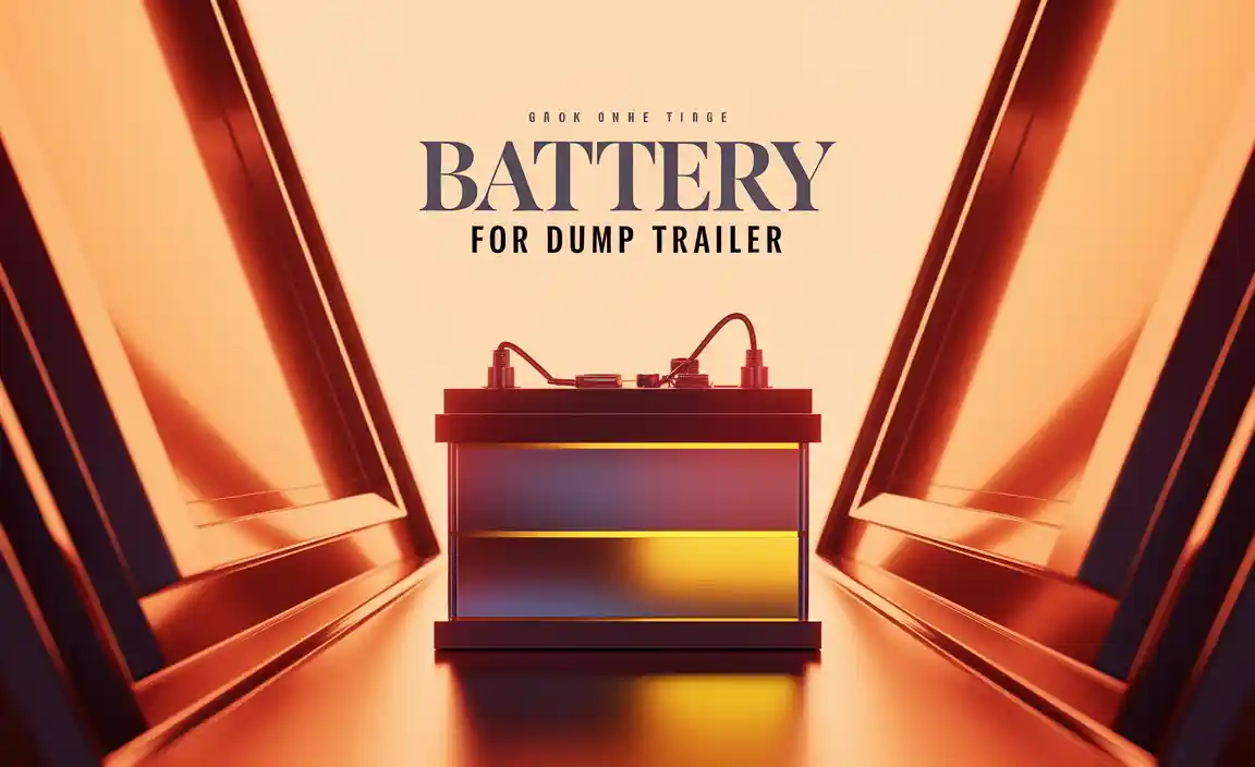 Top Brands and Models of Dump Trailer Batteries