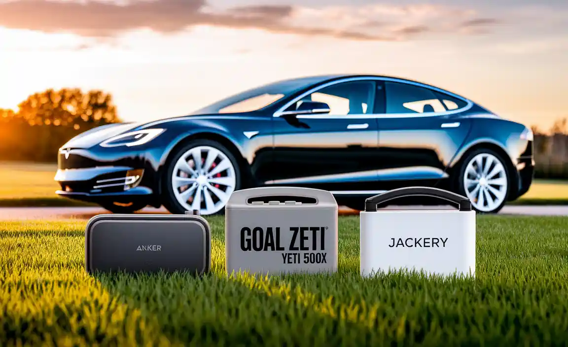 Top Portable Battery Models for Tesla