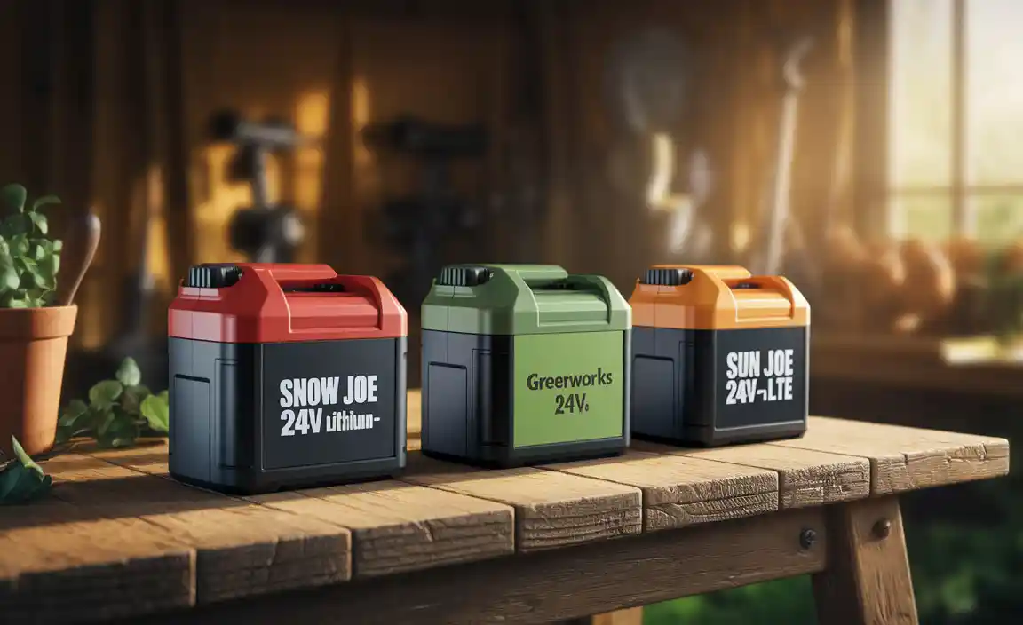 Top Recommended Batteries for Snow Joe Devices
