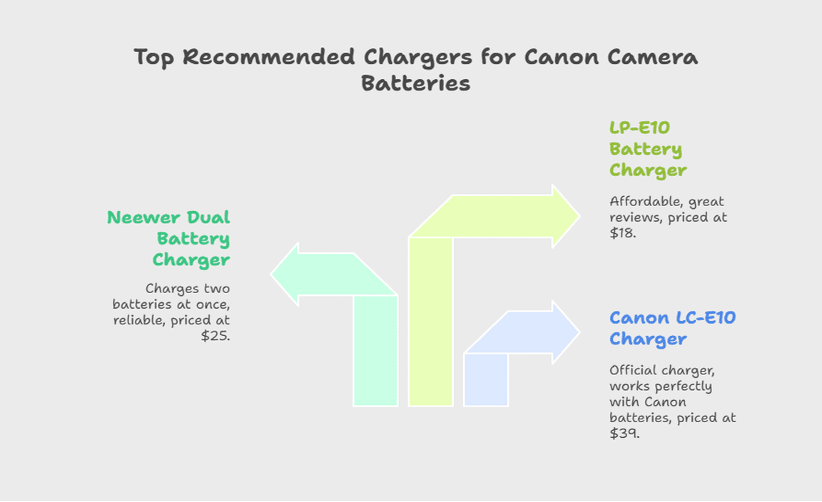 Top Recommended Chargers for Canon Camera Batteries