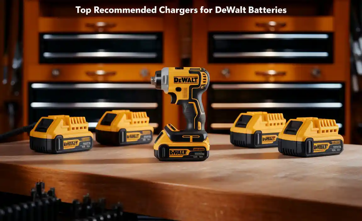 Top Recommended Chargers for DeWalt Batteries