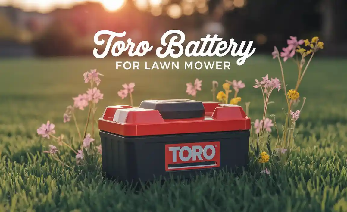 Toro Battery For Lawn Mower
