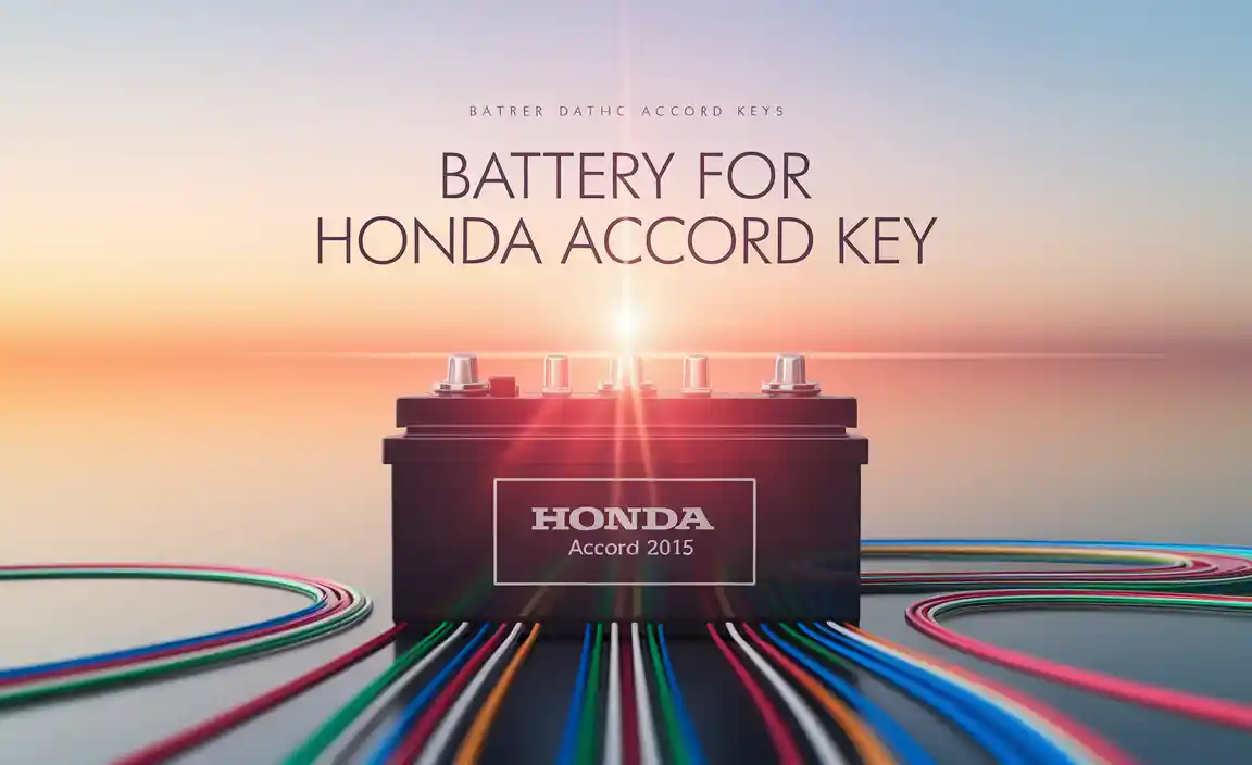 Types of Batteries Compatible with Honda Accord 2015 Key