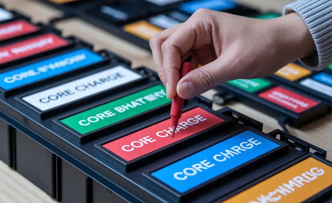 Types of Batteries Involved in Core Charges