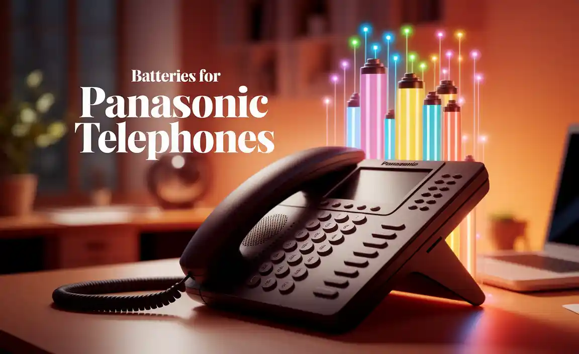 Types of Batteries Used in Panasonic Telephones