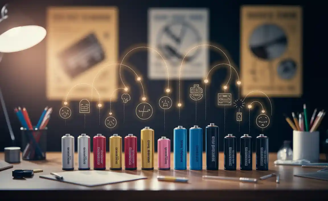 Types of Batteries and Their Schematic Symbols