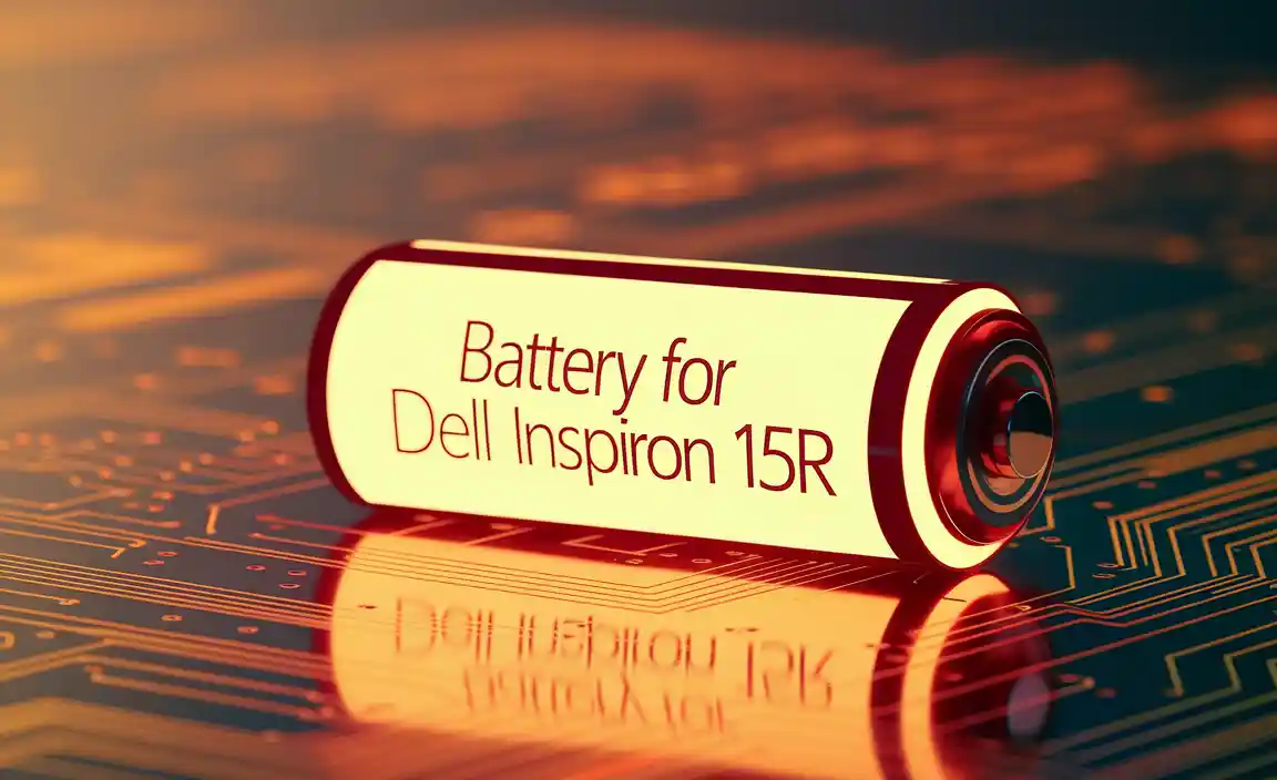 Types of Batteries for Dell Inspiron 15R