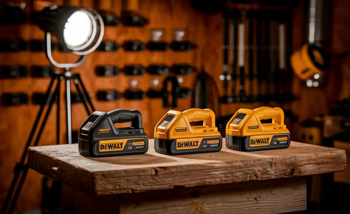 Types of Chargers for DeWalt Batteries
