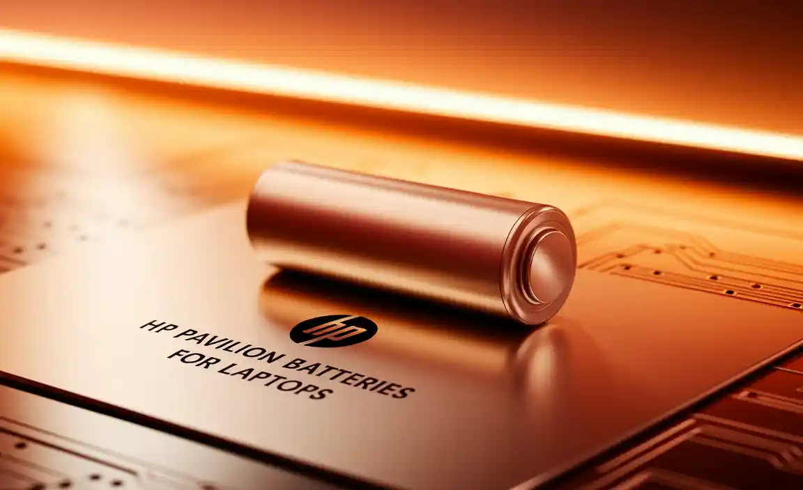 Types of HP Pavilion Laptop Batteries