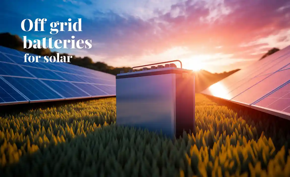 Types of Off Grid Batteries