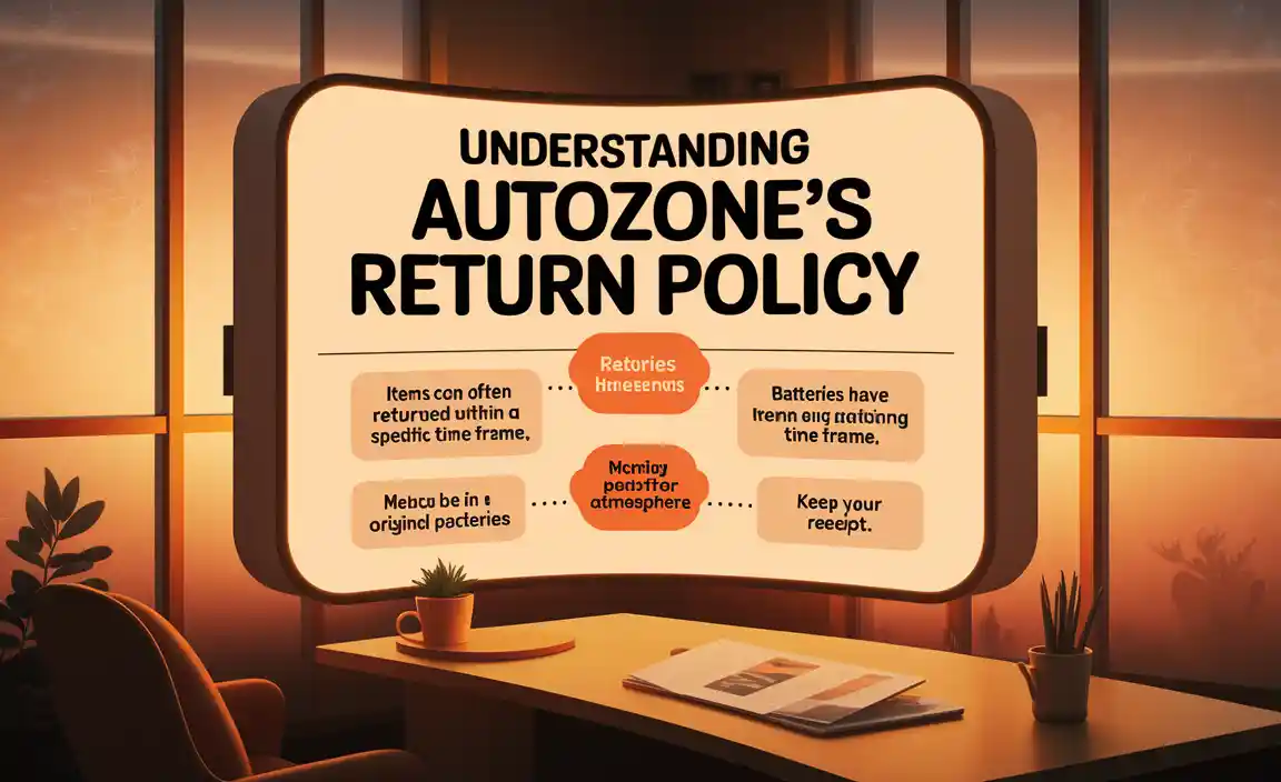 Understanding AutoZone's Return Policy