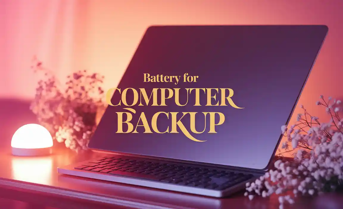 Understanding Computer Backup Batteries