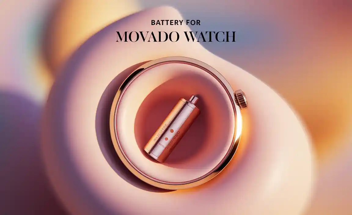 Understanding Movado Watch Batteries