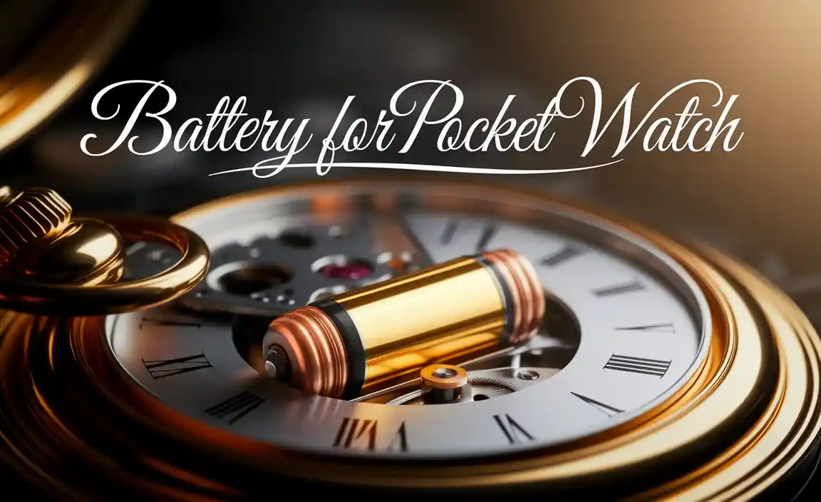 Understanding Pocket Watch Batteries