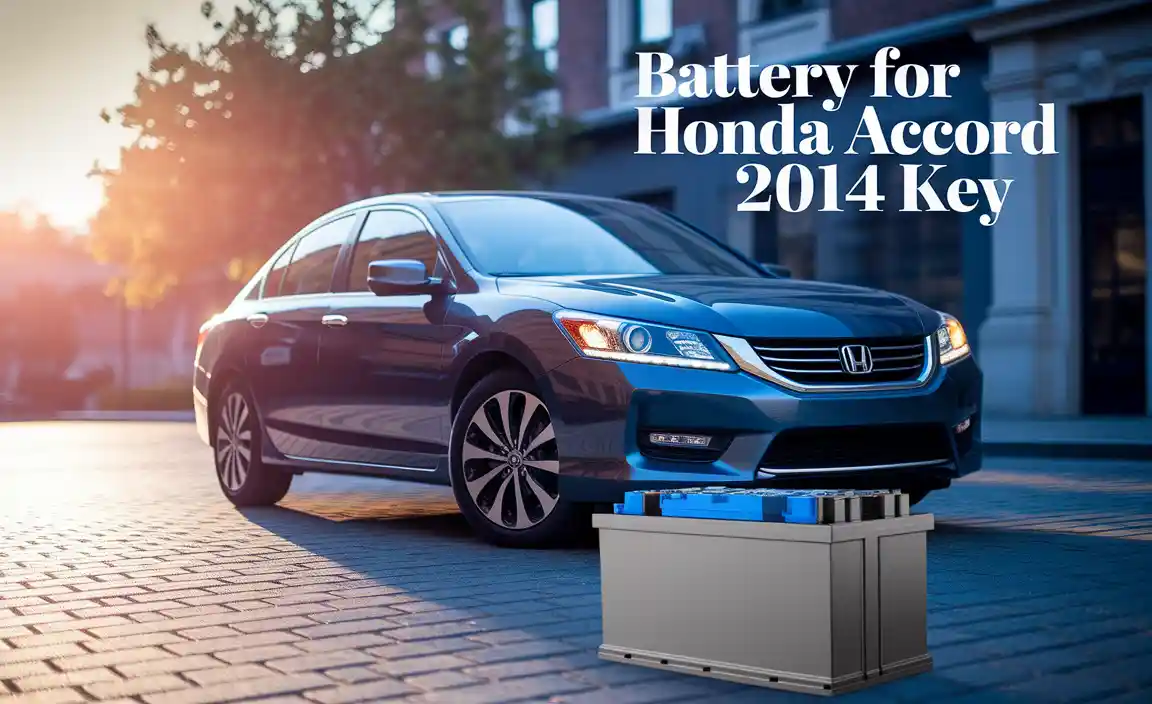 Understanding the Battery Type for Honda Accord 2014