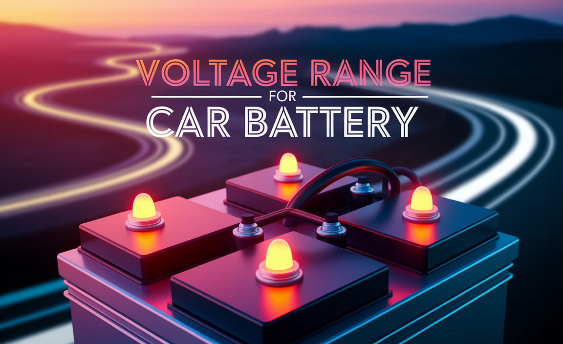 Voltage Range For Car Battery