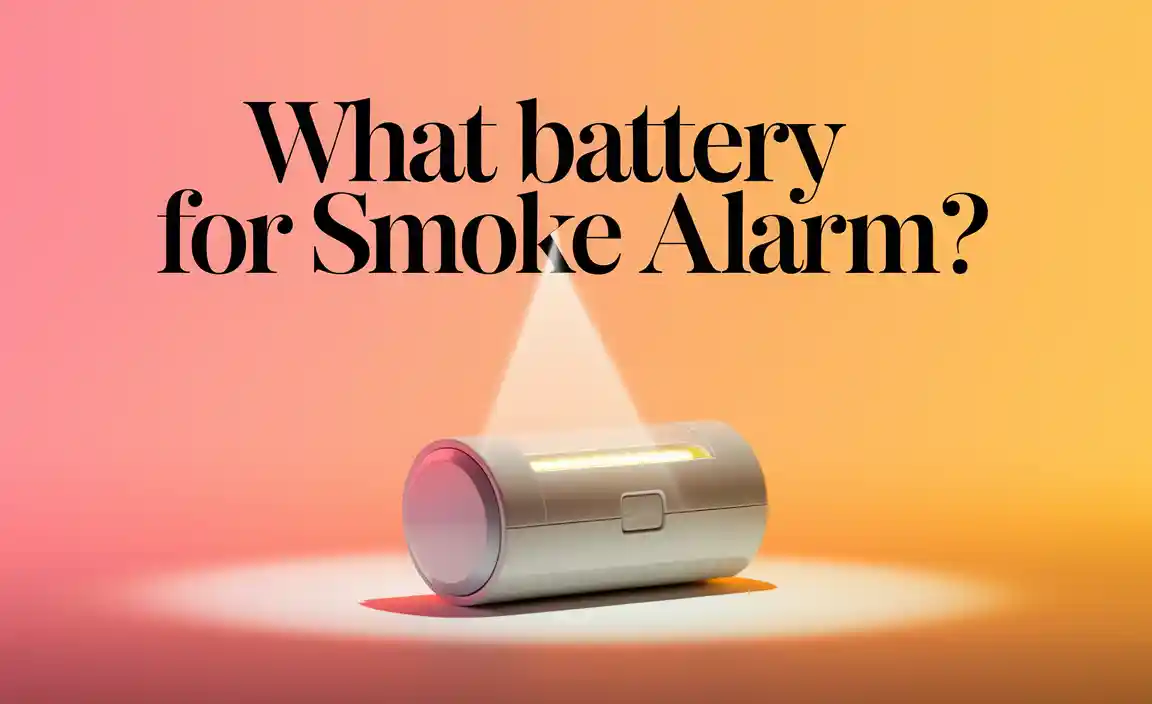 What Battery For Smoke Alarm