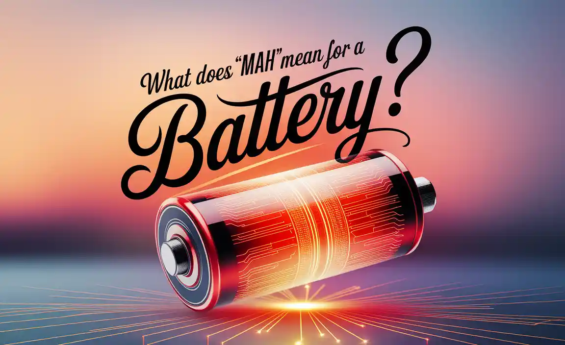 What Does Mah Mean For A Battery