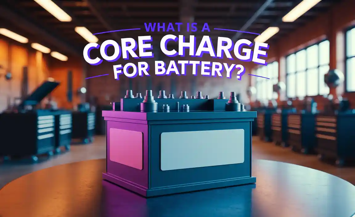 What Is A Core Charge For Battery