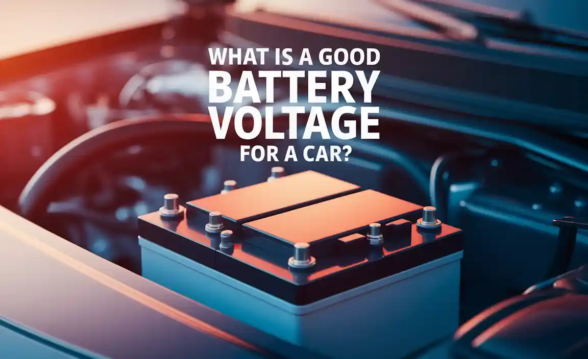 What Is A Good Battery Voltage For A Car