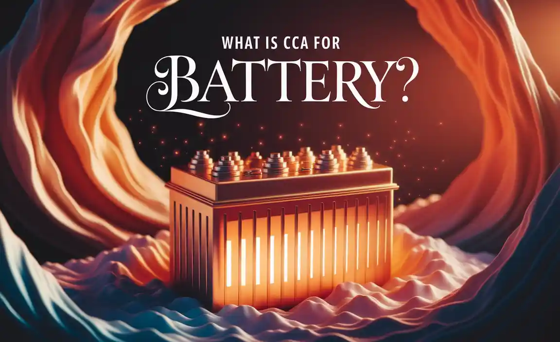What Is Cca For Battery
