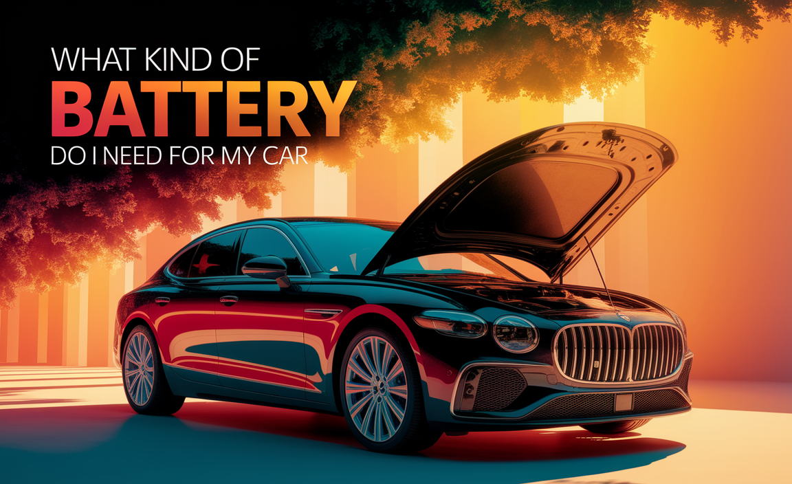 What Kind Of Battery Do I Need For My Car