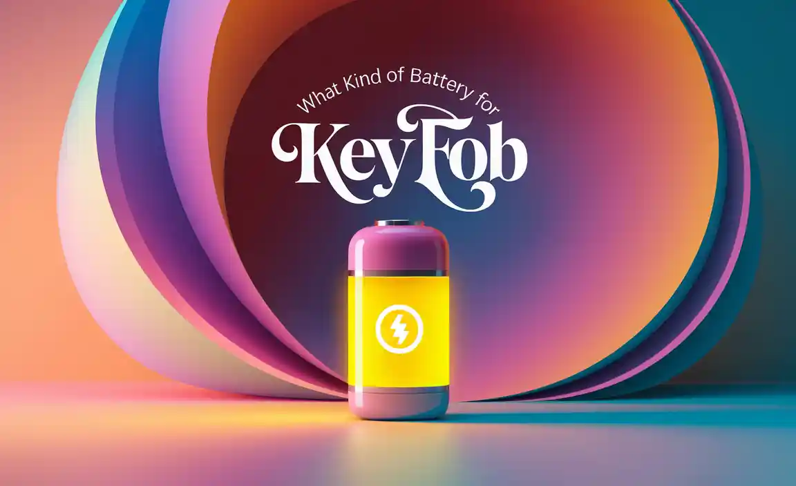 What Kind Of Battery For Key Fob