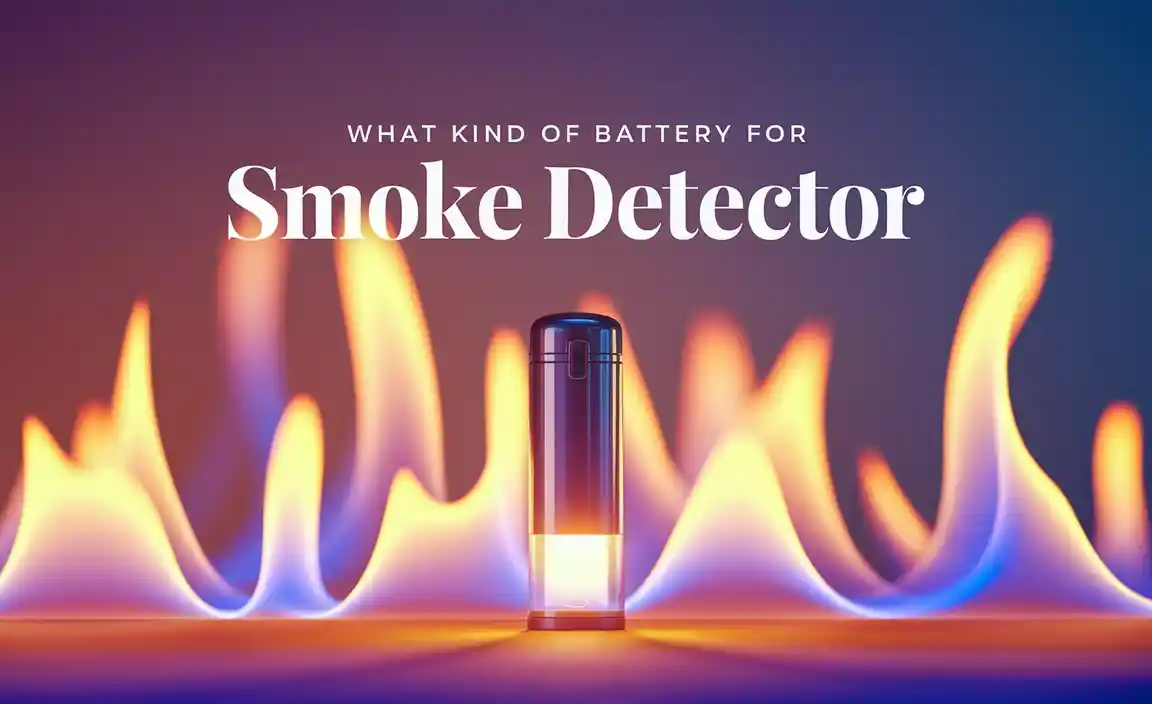 What Kind Of Battery For Smoke Detector