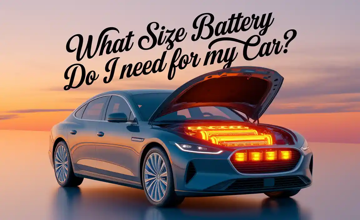 What Size Battery Do I Need For My Car