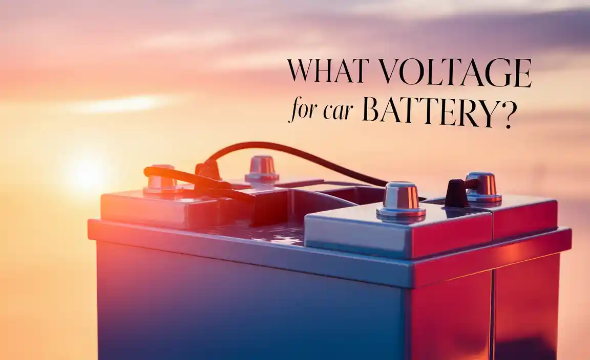 What Voltage For Car Battery