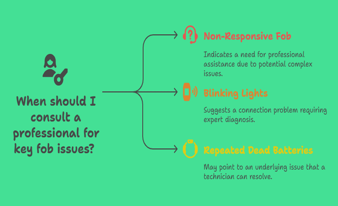 When to Consult a Professional for Key Fob Issues