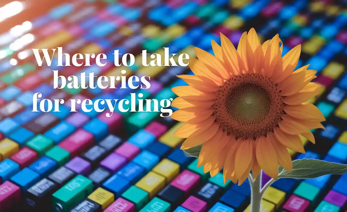 Where To Take Batteries For Recycling