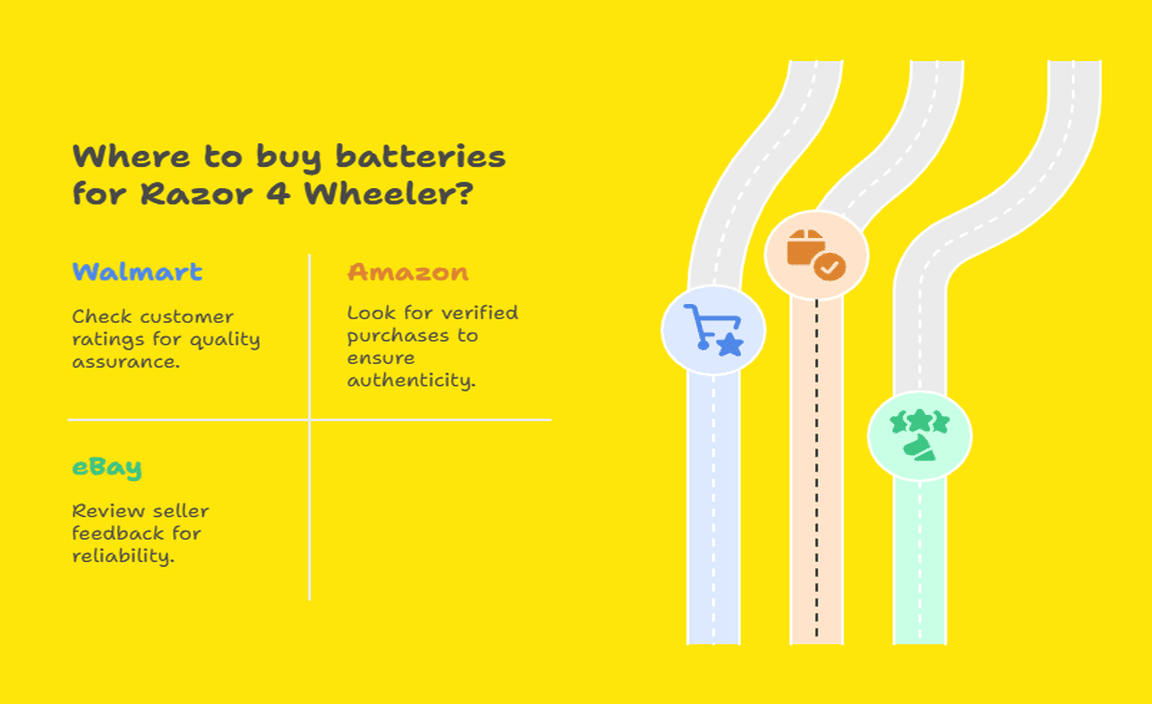 Where to Buy Batteries for Razor 4 Wheelers