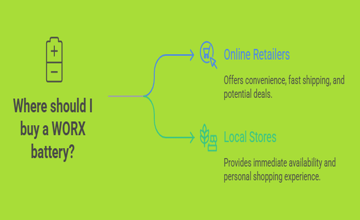 Where to Buy WORX Batteries