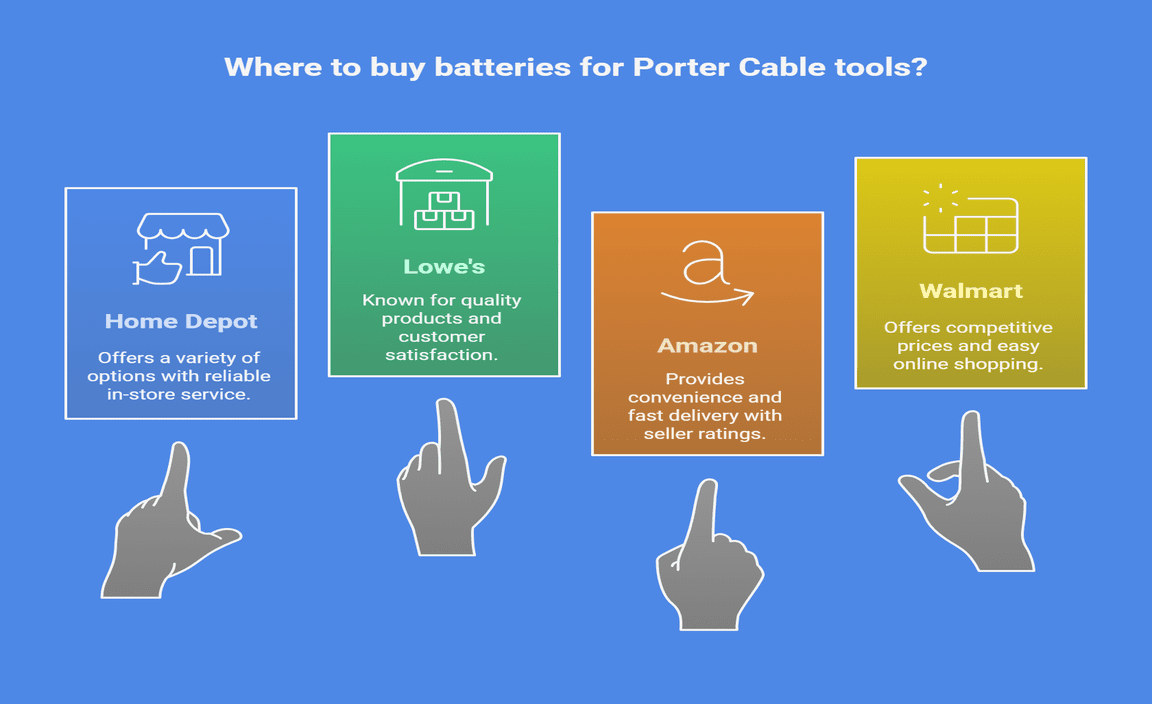 Where to Buy Batteries for Porter Cable Tools