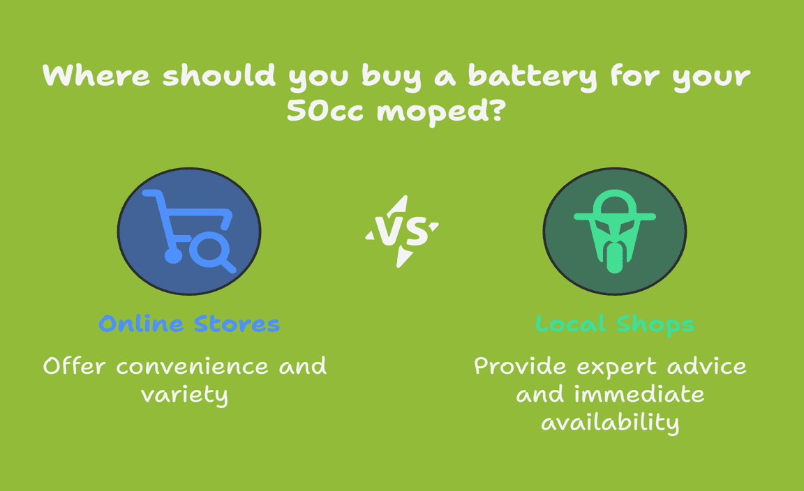 Where to Buy Batteries for Your 50cc Moped