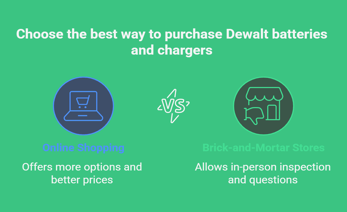 Where to Buy Dewalt Batteries and Chargers