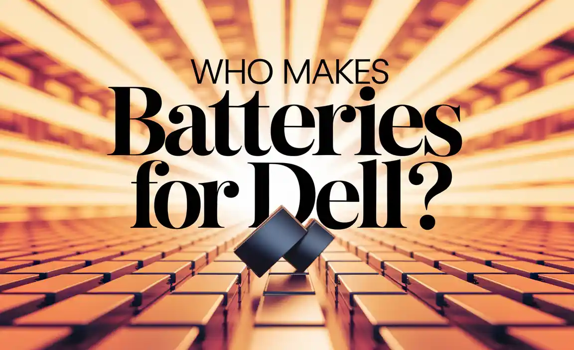 Who Makes Batteries For Dell