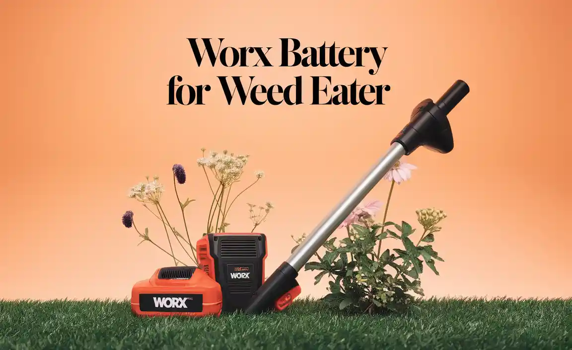 Worx Battery For Weed Eater