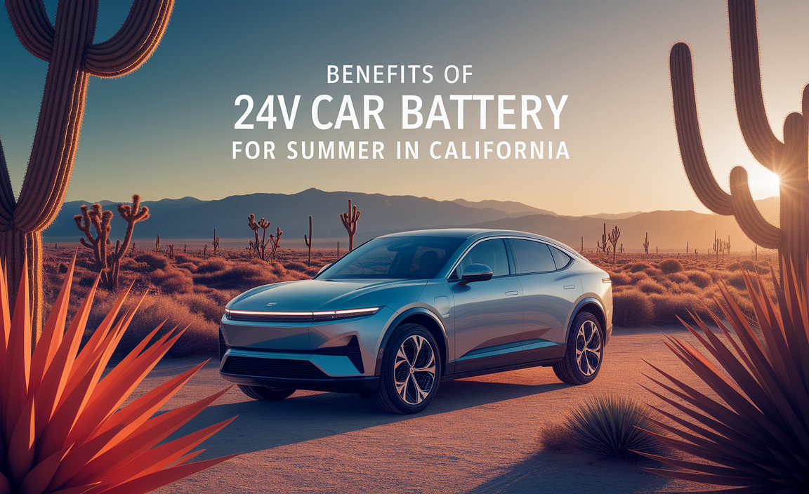 Benefits Of 24V Car Battery For Summer In California