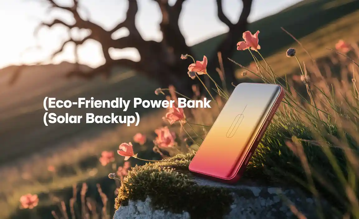 Eco-Friendly Power Bank Solar Backup