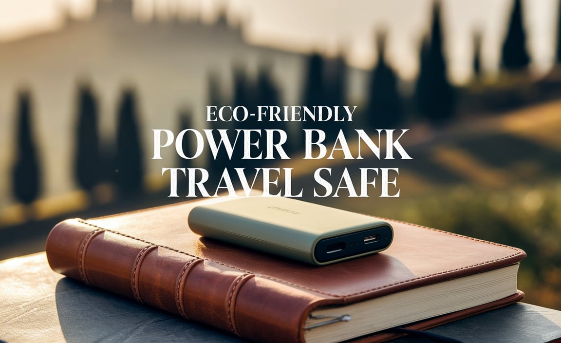Eco-Friendly Power Bank Travel Safe