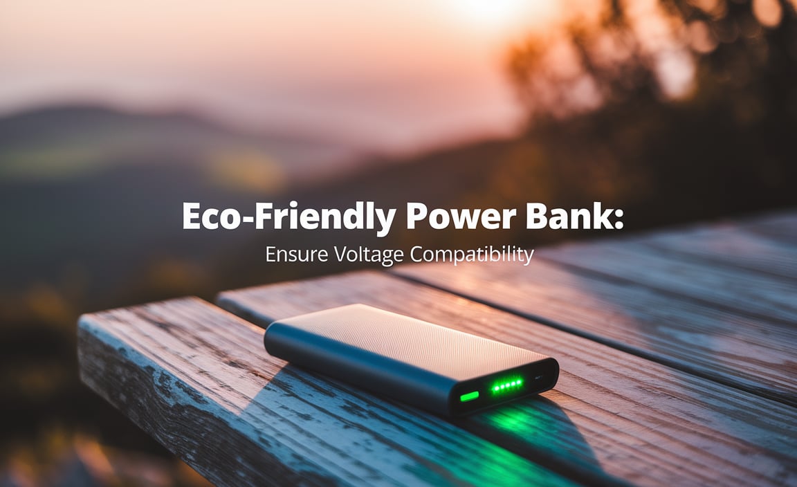 Eco-Friendly Power Bank Voltage Compatibility
