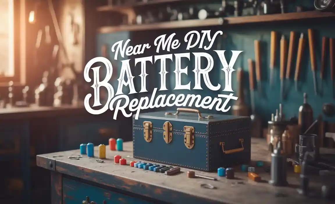 Tools Required for DIY Battery Replacement