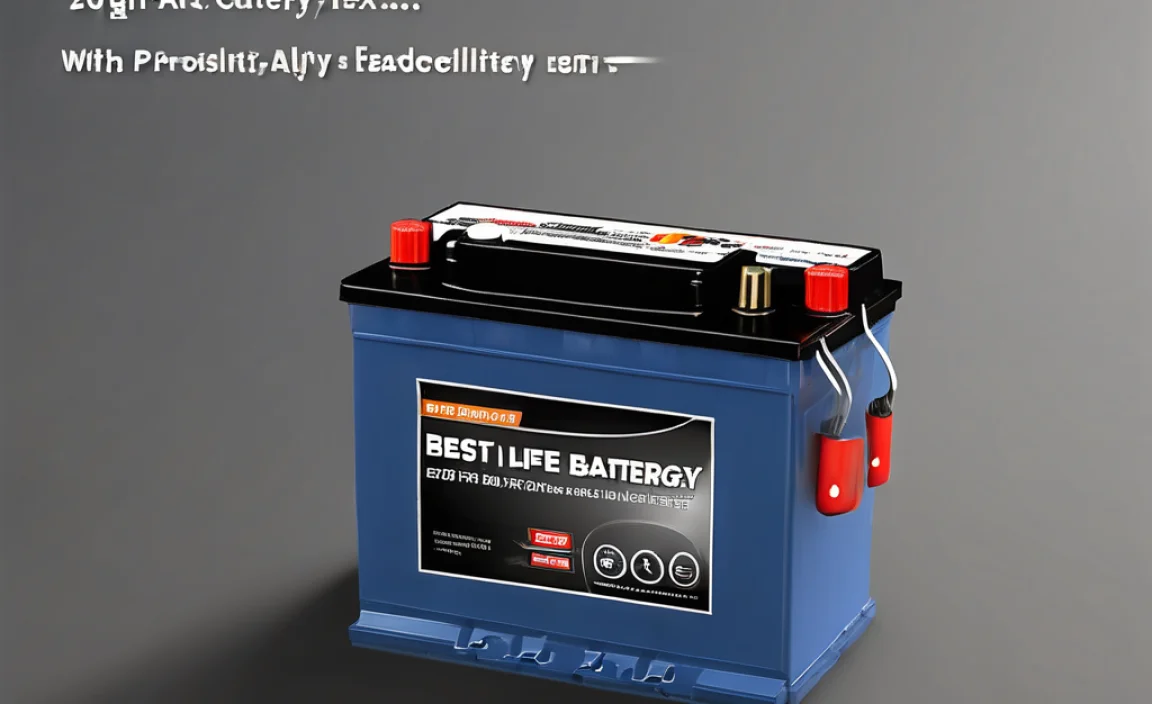 best lead acid car battery with longest life in usa
