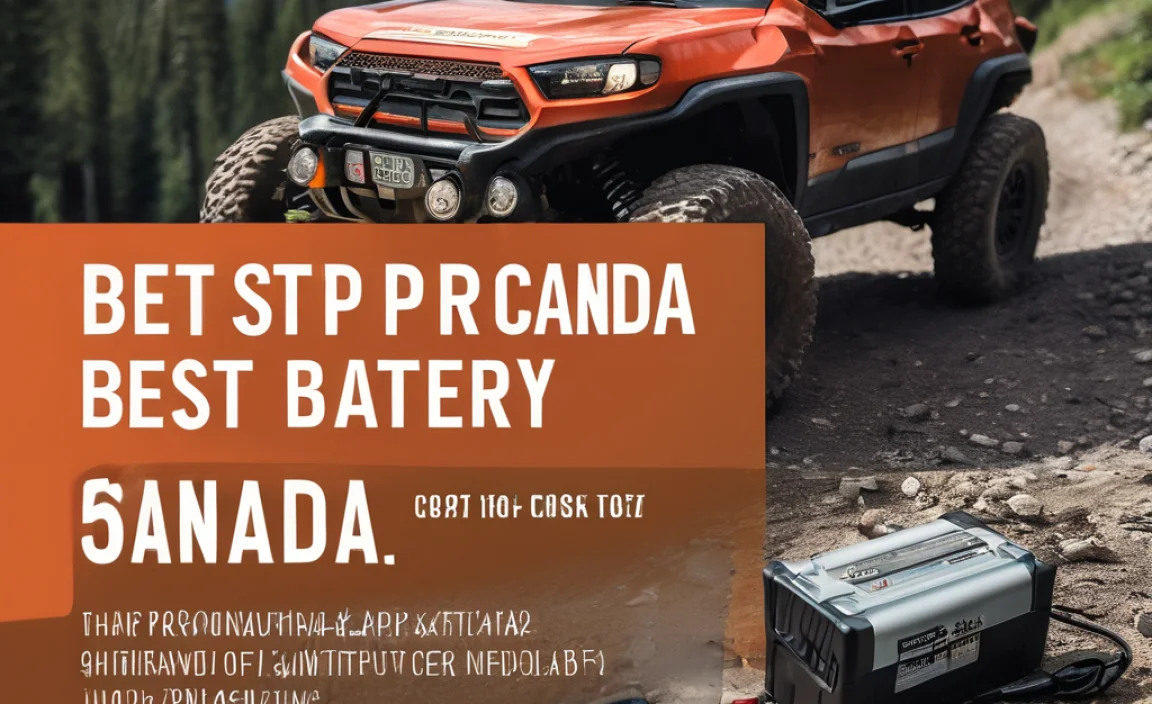best stop-start battery for off-road in canada