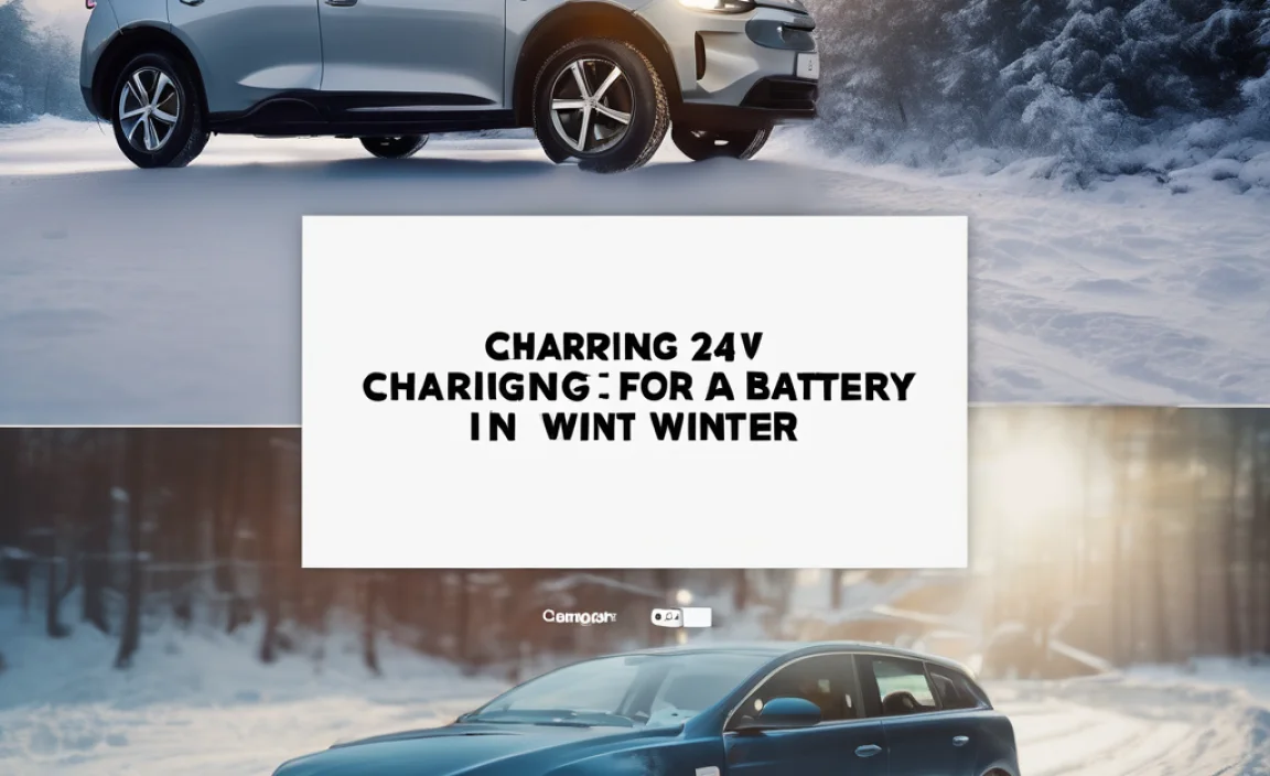 charging 24v car battery for winter in uk