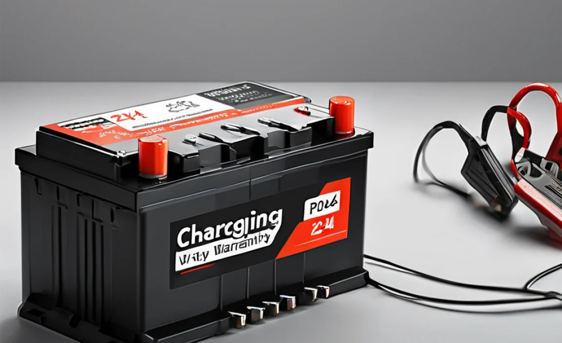 charging 24v car battery with warranty in uk