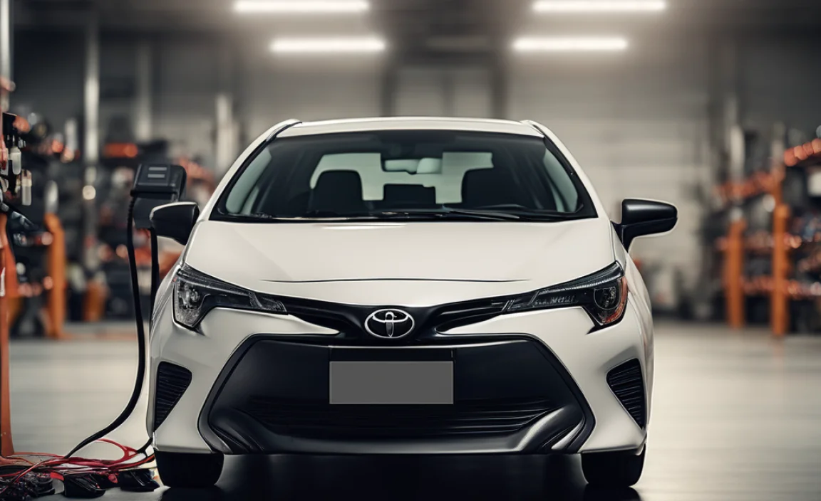 What is charging 24v car battery for Toyota Corolla nearby?