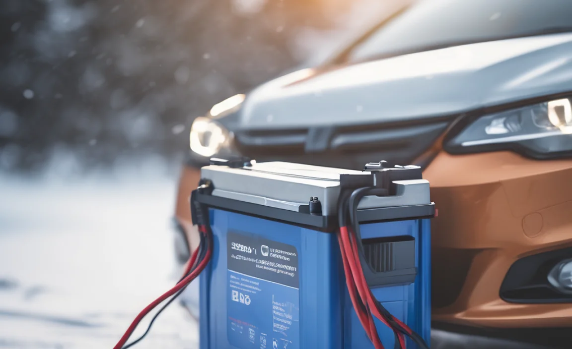 What is charging a 24V car battery for winter in Canada?